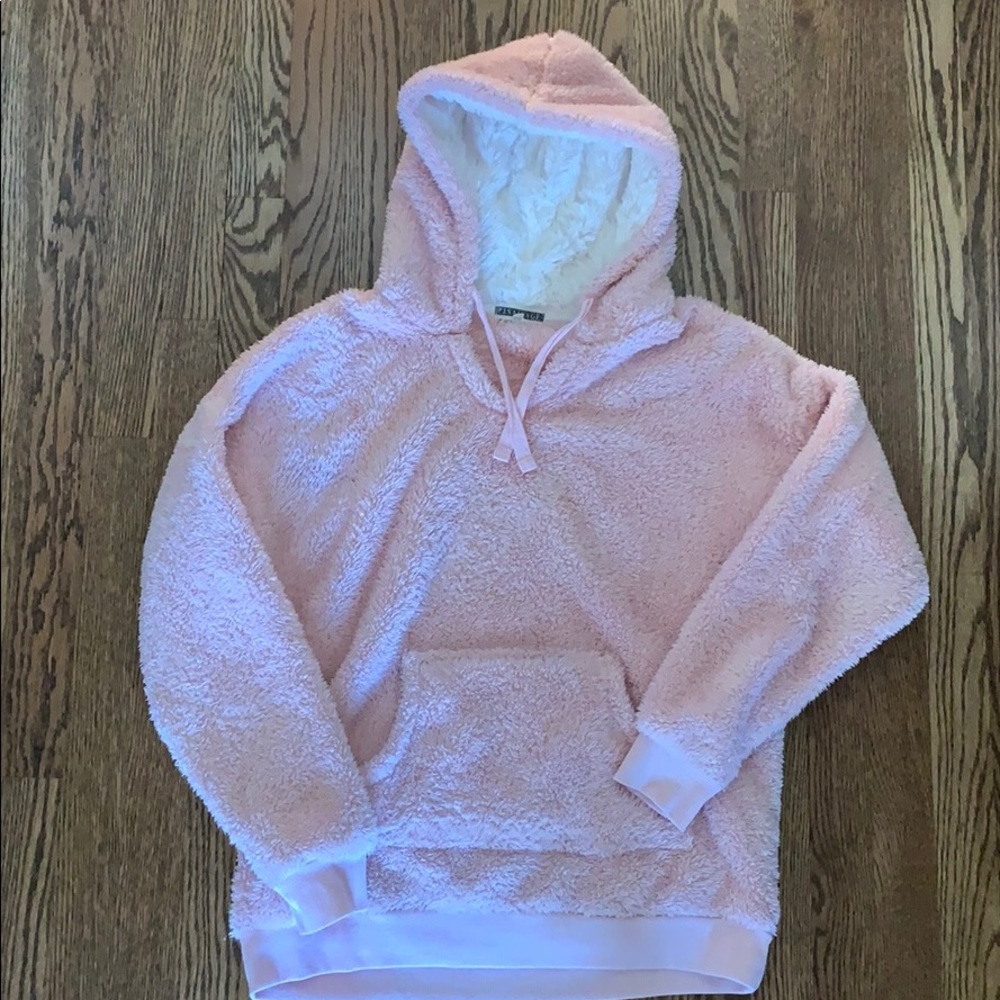 PJ Salvage Pink Teddy Bear Pullover